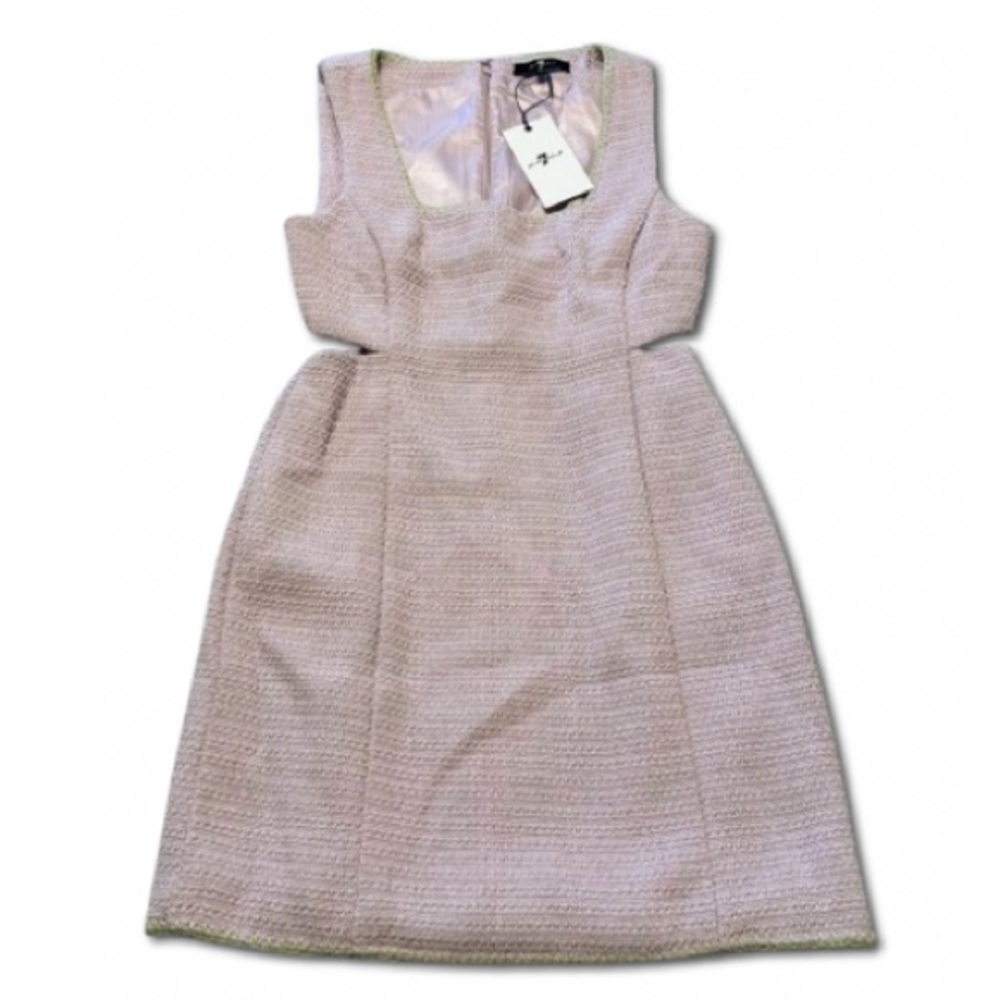 7 For All Mankind Purple Knit Dress